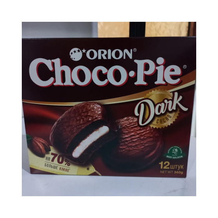 CHOCO-PIE ORION DARK CACAO 360 ГР