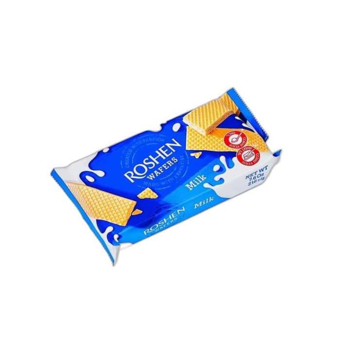 ВАФЛИ ROSHEN WAFERS МОЛОКО  216Г