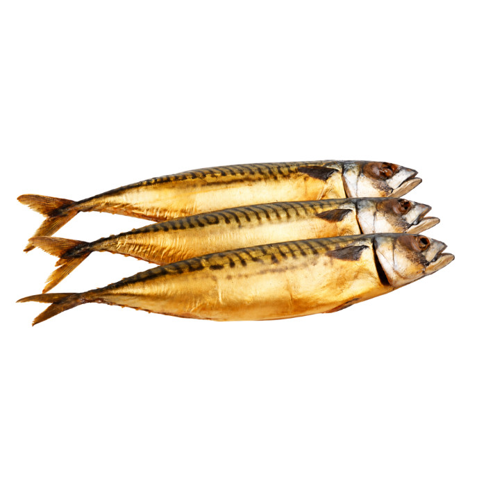 Hot smoked mackerel