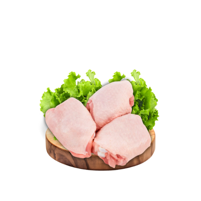 Chicken thigh steak with skin