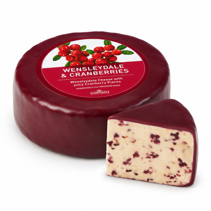 Somerdale גבינת Wensleydale עם חמוציות