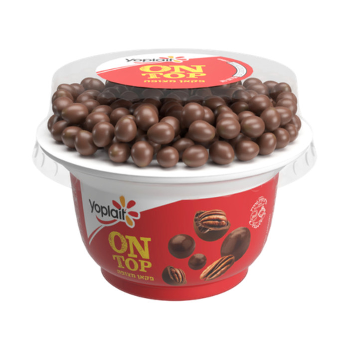 Йогурт Yoplait On Top с шоколадным покрытием пекан 4.3% 150 грамм
