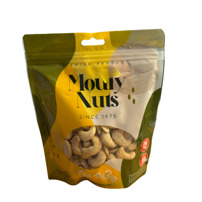 קשיו ג'מבו קלוי ממולח Mouly Nuts, 200 גרם
