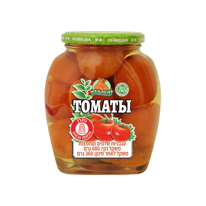 Whole pickled tomatoes 680g MEDVEDEV