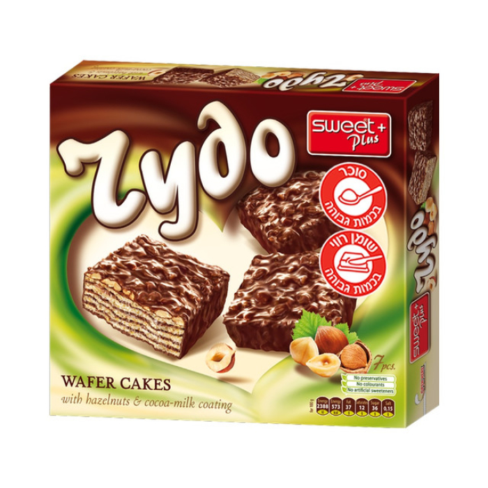 Chudo - waffle cake filled with hazelnut cream and hazelnuts coated in cocoa-milk 125 grams