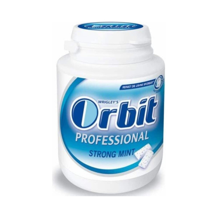 Chewing gum bottle 64 g strong mint