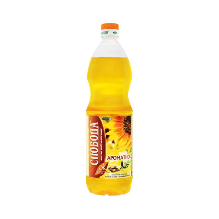 Unrefined sunflower oil 1 liter SLOBODA