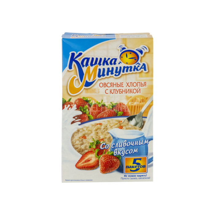 Овсянка с клубникой 215г