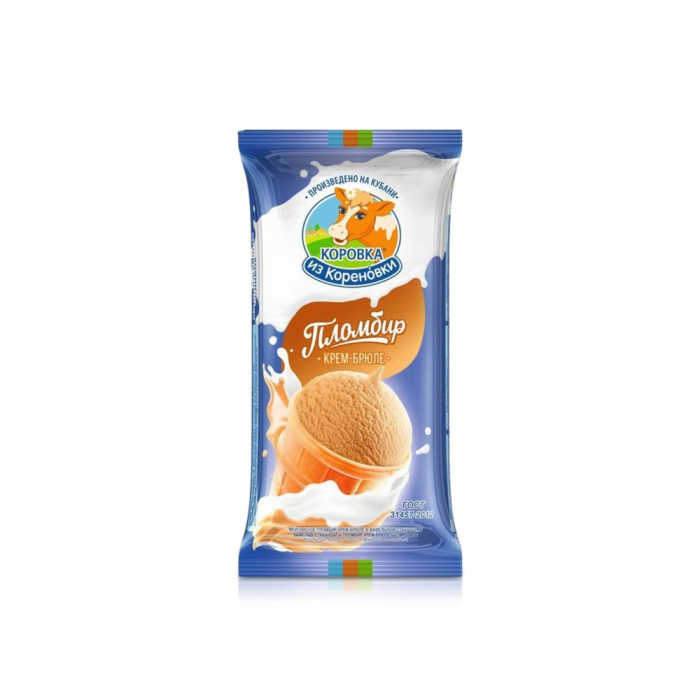 Mega ice cream in crème brûlée flavor cup 100 g