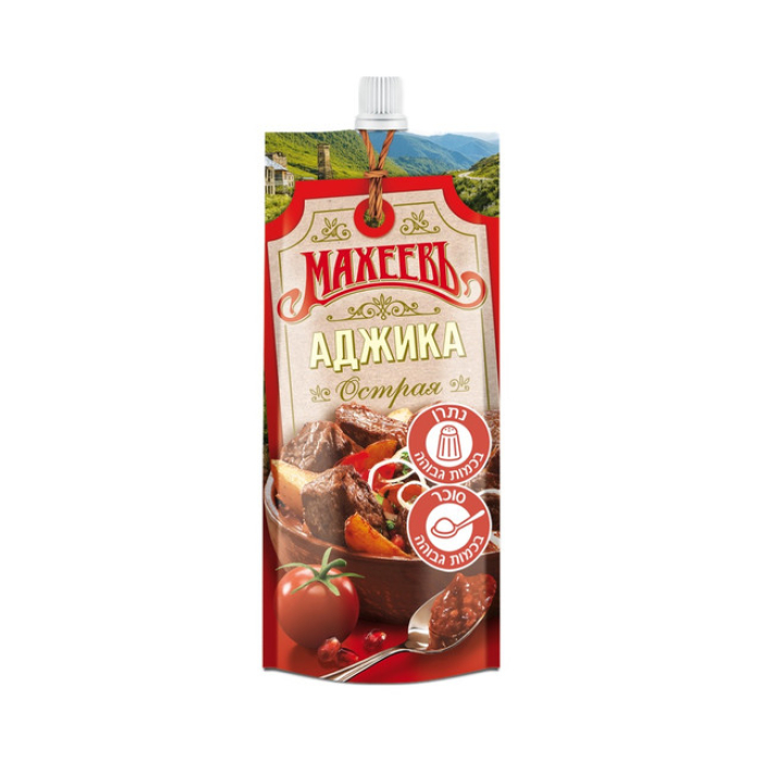 Spicy seasoning sauce adjika 140 grams
