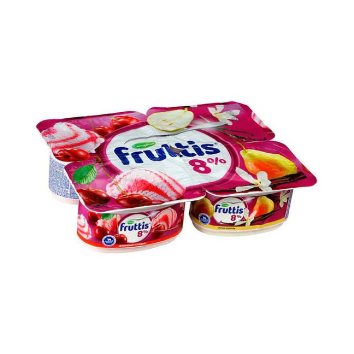 Protis pear/vanilla/cherry ice cream 115g green