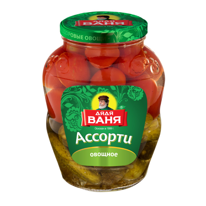 Assorted pickled vegetables Dyadya Vanya 680 grams