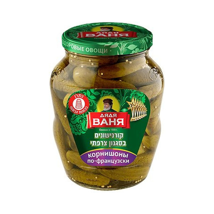 מלפפון קורנישון בסגנון צרפתי דוד וניה 680 גרם