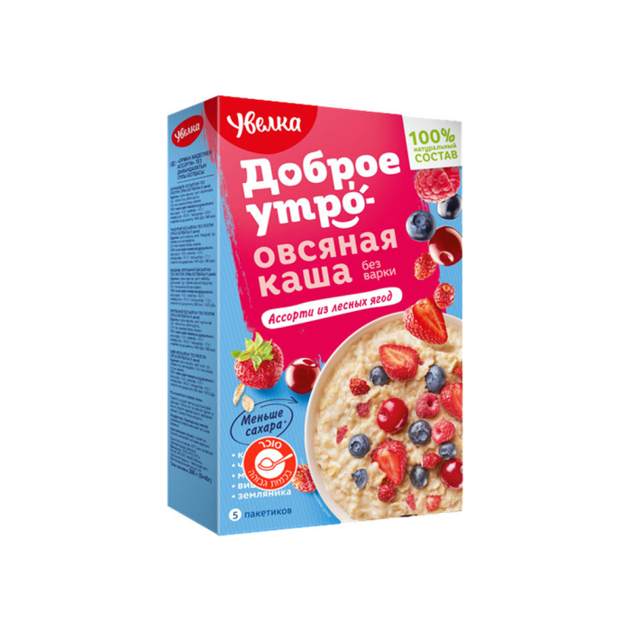 Каша с лисой и ягодным миксом