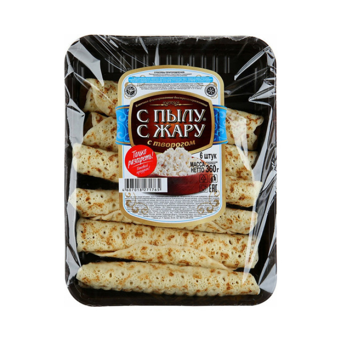 Blintzes with white cheese filling 360 grams LINA