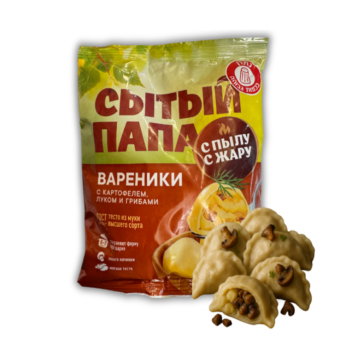 Dumplings with potato and mushroom filling "Siti Papa" 450 grams LINA