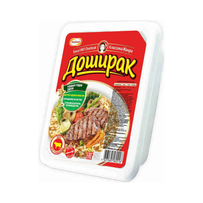 Beef noodles DOSHIRAK 90 G