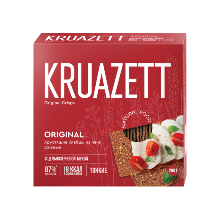 Crispy bread made from rye flour 200 grams