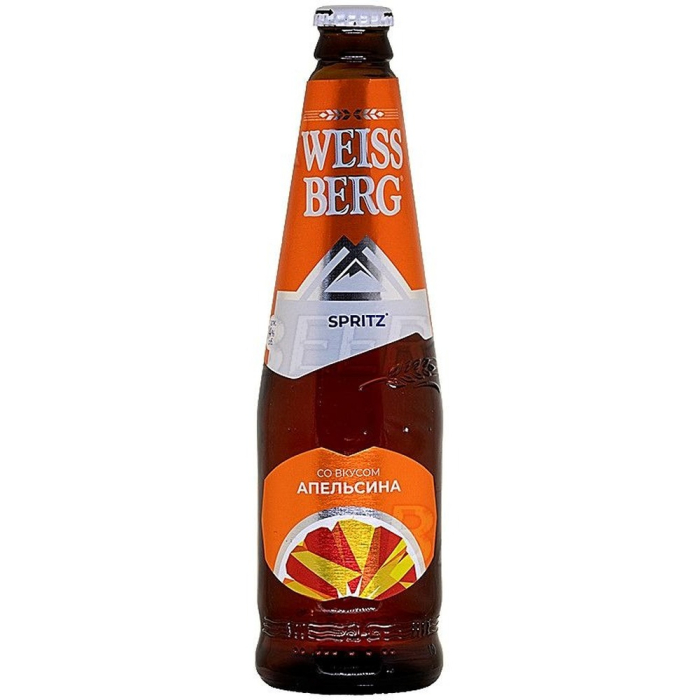 Пивной напиток Weiss Berg Spritz со вкусом апельсина 4%