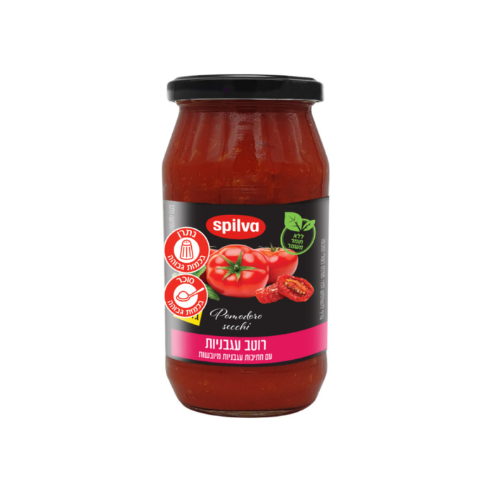 Tomato sauce with sun-dried tomatoes 510g 1/6 SPILVA