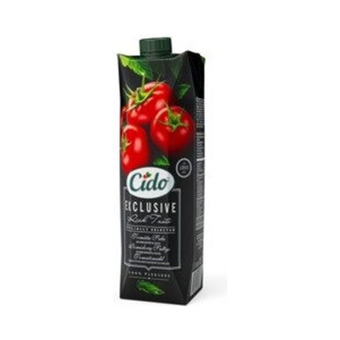 CIDO מיץ עגבניות עם מלח ים 1ל 1/15
