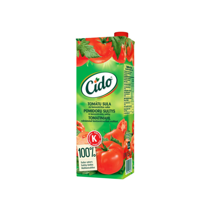 CIDO tomato juice 1.5l 1/8
