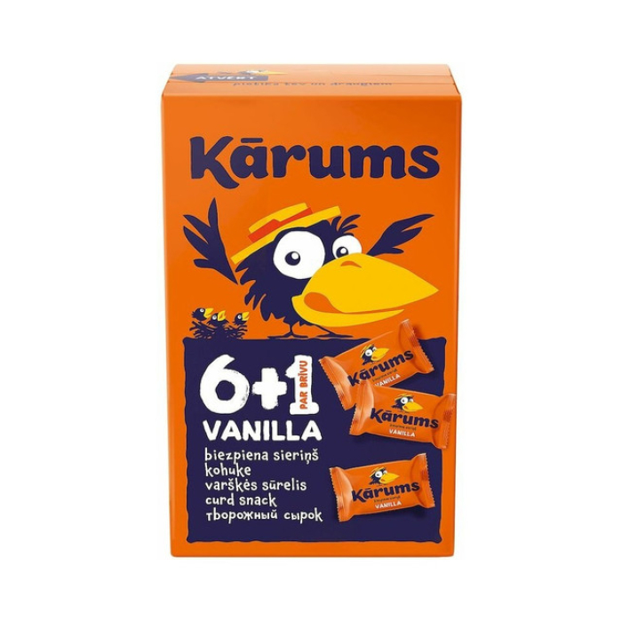 Сырный ванильный снек 45гр` (6+1)- KARUMS