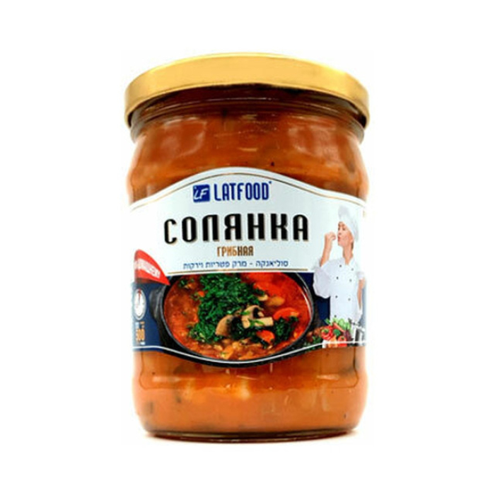 Solyanka with pickled cucumbers 500 ml LATFOOD