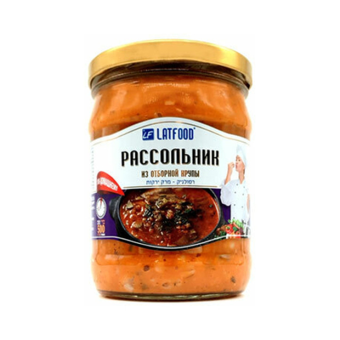 Rassolnik soup with pickled cucumbers 500 ml LATFOOD