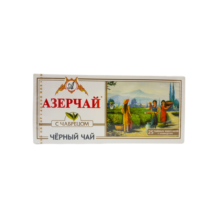 Azercay תה שחור עם טימין 25 שקיקים