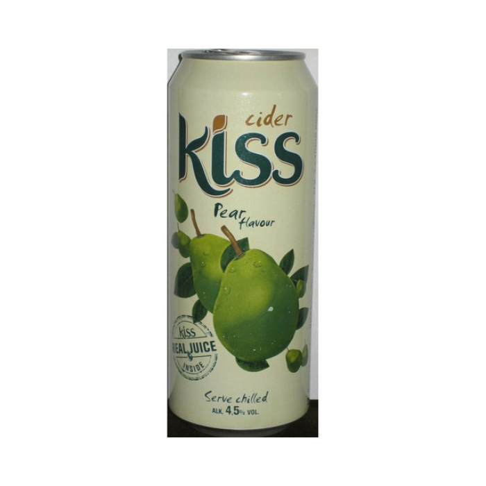 Pear flavored fermented cider "Kis" 4.5% (500 ml can)