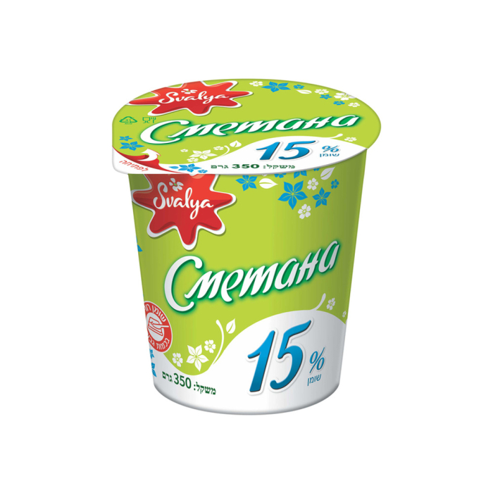 שמנת 15% SMETANA שומן 350 גר