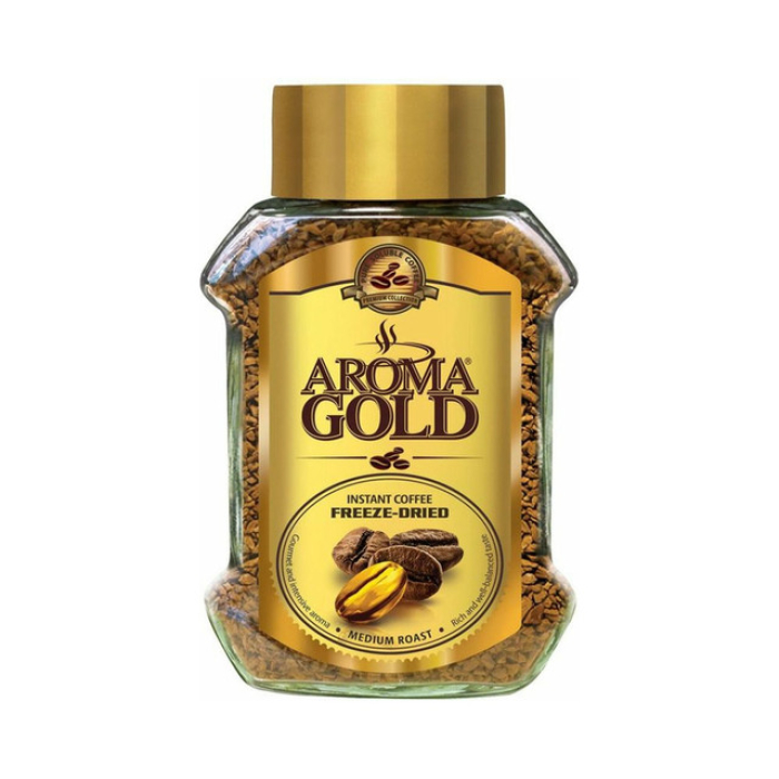 Freeze-dried instant coffee 200g AROMA GOLD