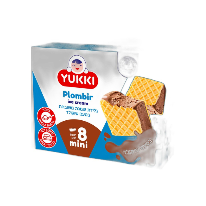 גלידה עם שוקולד