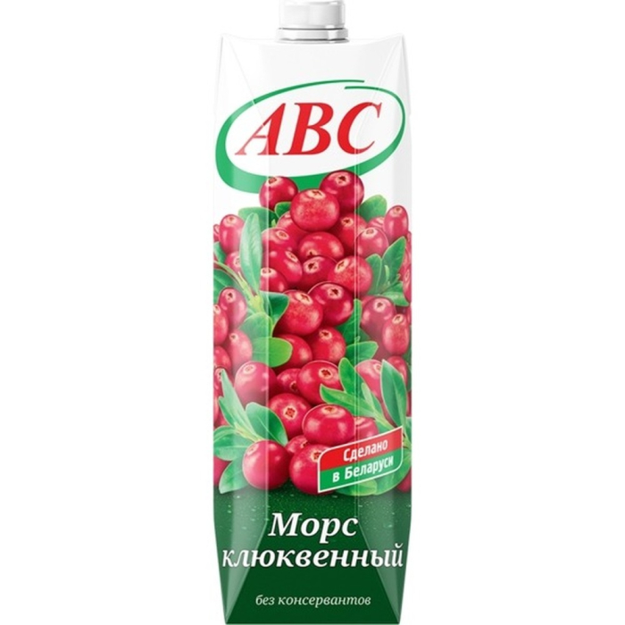 Морс клюквенный ABC 1 л