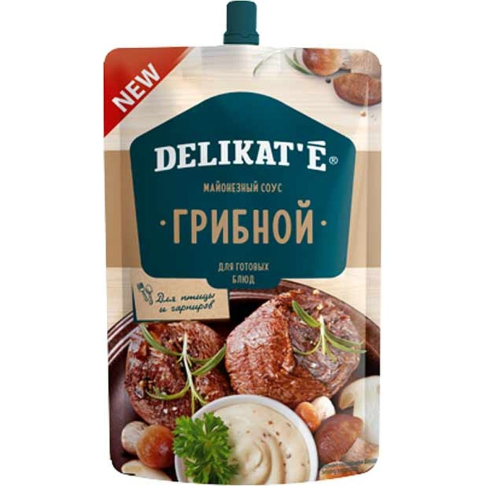 Соус майонезный Delikat'e грибной 210 г