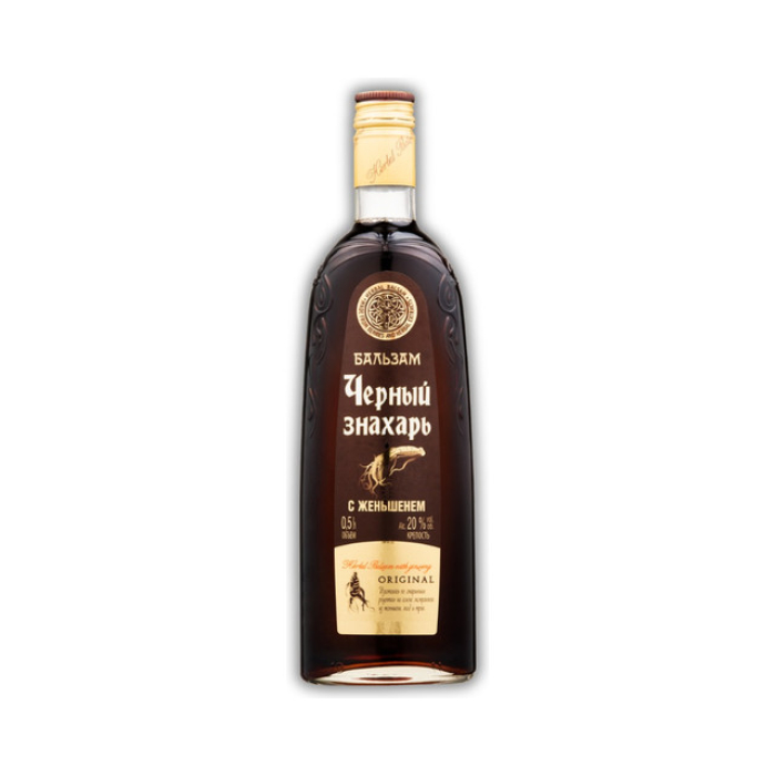 Balsam Black Wizard Ginseng 0.5 L 20% BALZAM BLACK WIZARD GINSENG