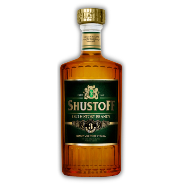 Shustov brandy 3 years 500 ml