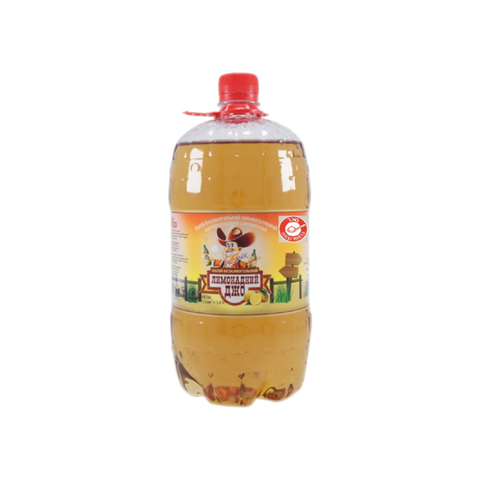 משקה מוגז בטעם לימון 1.5 ליטר LIMONADNIY DJO