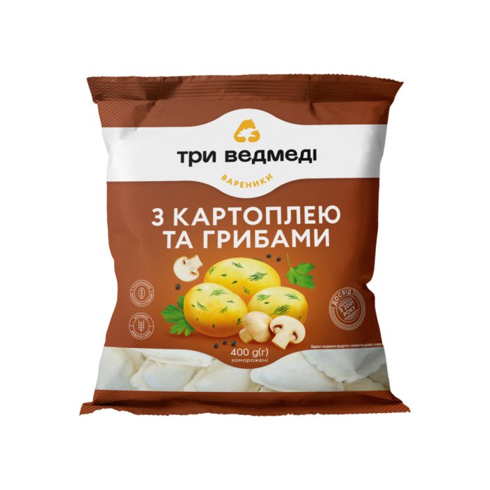 כיסונים עם תפוחי אדמה ופטריות 400 גר 1/10