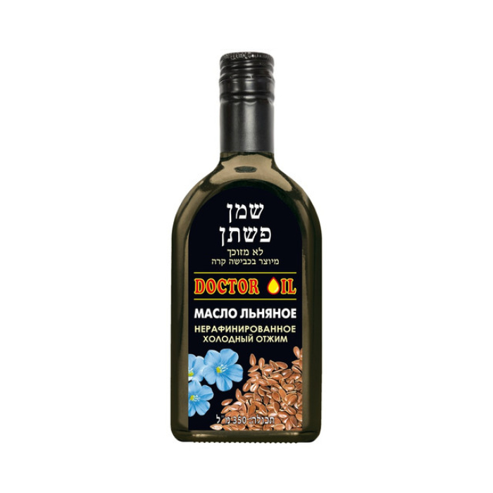שמן פשתן (כבישה קרה) 350 מ"ל