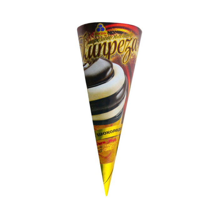 Vanilla and chocolate cream ice cream "IMPRUDA" 100 g