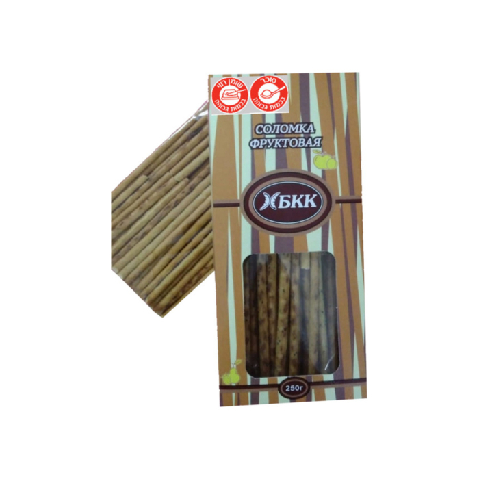 Fruit-flavored straw 250 grams