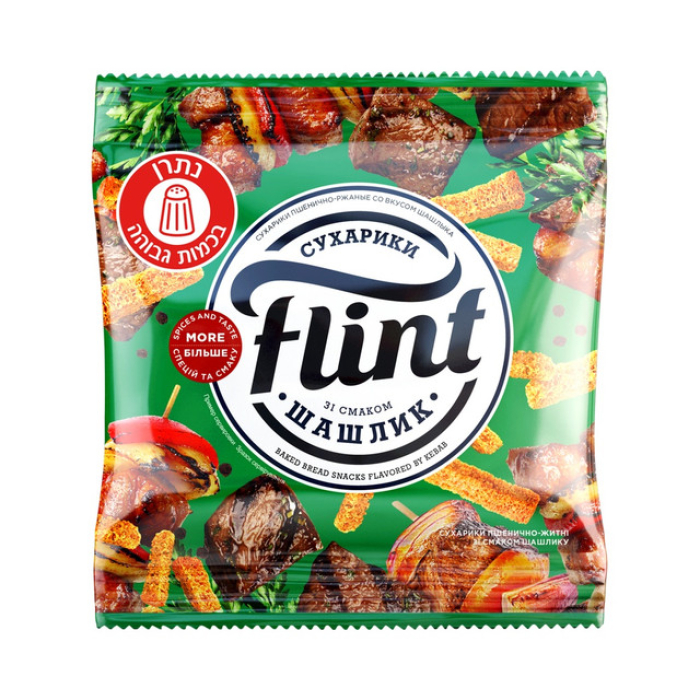 FLINT croutons with shishlik flavor 35 grams