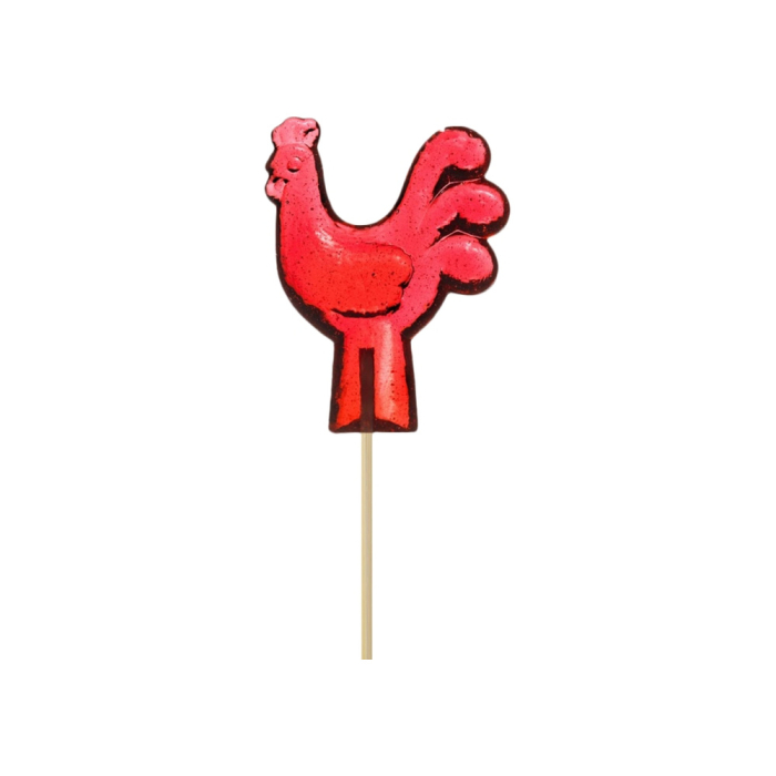 Candy on a stick Patushok 18.5 grams red