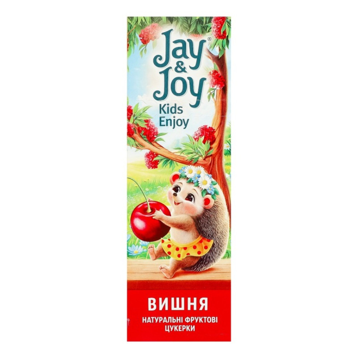 Конфеты фруктовые Jay&Joy яблоко и вишня 32 г