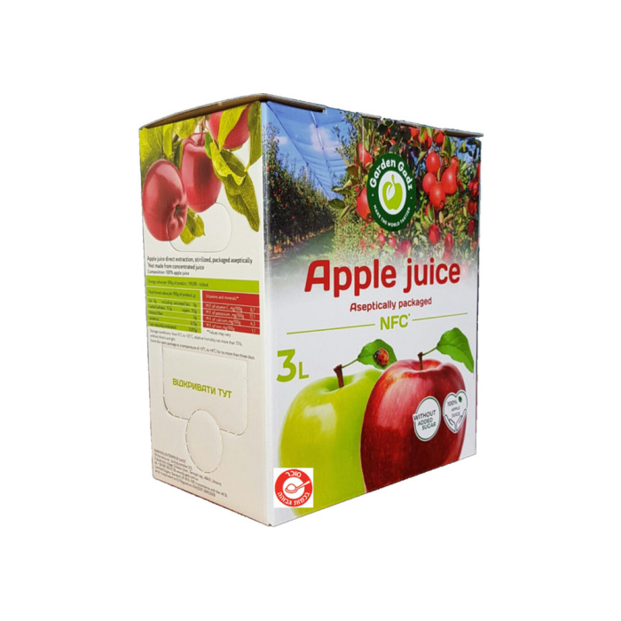 100% Apple Juice (3 liters)
