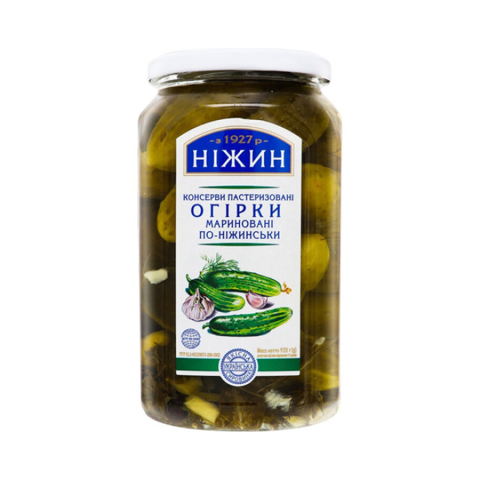 NEZEN מלפפונים כבושים "פנאזנסקי" 920 גרם 1/12