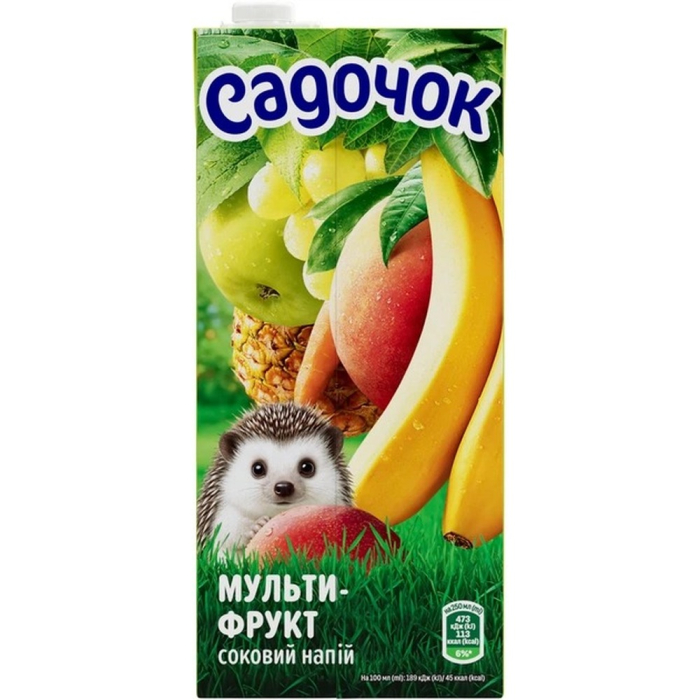 Напиток соковый Садочок мультифрукт 950 мл