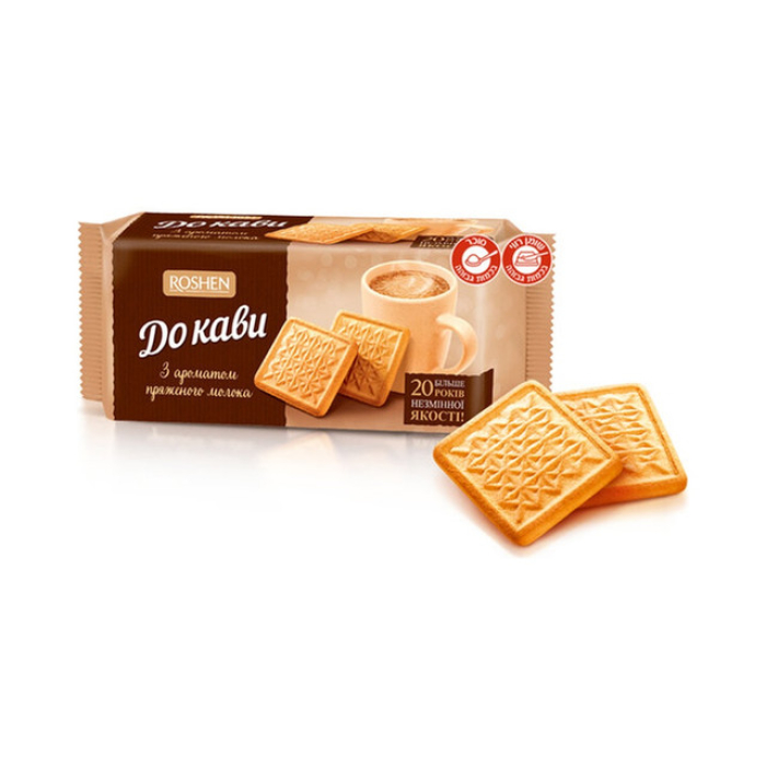 Biscuit for coffee Roshen with milk flavor 185 g (48)